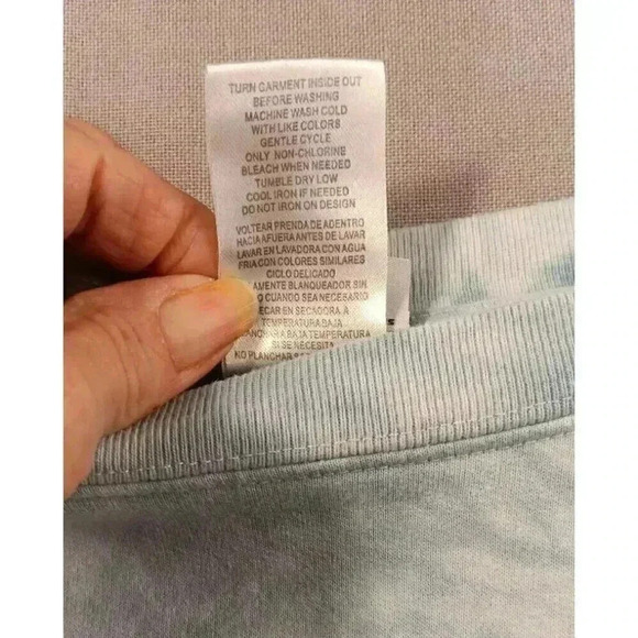 Looney Tunes Sweatshirt Pullover womens SZ XL Blue Tye DyTweety Bird crew neck - Picture 5 of 5